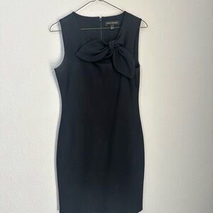 Banana Republic Black Mini Dress with Bow Accent